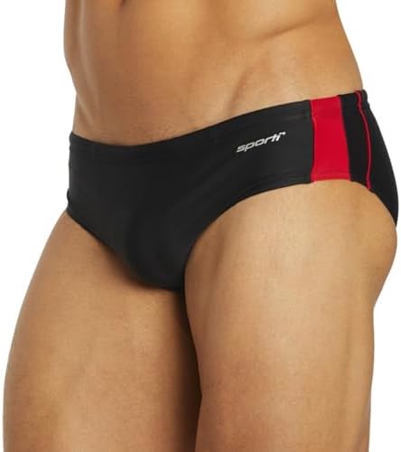 Piped Splice Swim Brief Swimsuit